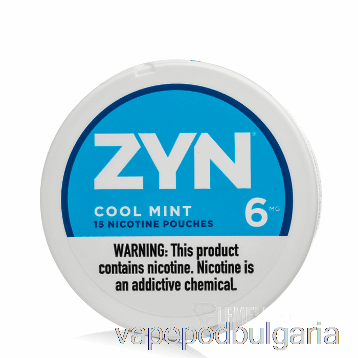 Vape 10000 Дръпки Zyn Nicotine Pouches - Cool Mint 6mg